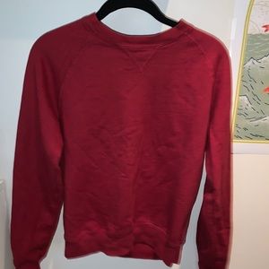 Brandy Melville red crew neck sweater